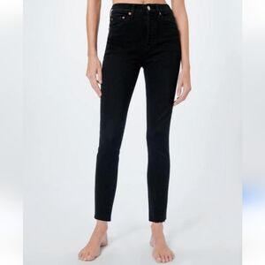 New Re/Done Originals High Rise Ankle Crop Stretch Jeans